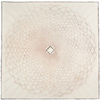 pigment on paper, Oculus 22 by Mary Judge.