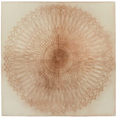 pigment on paper, Exotic Hex 277 by Mary Judge.