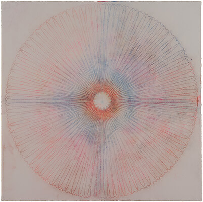 pigment on paper, Primavera Pop 17 by Mary Judge.