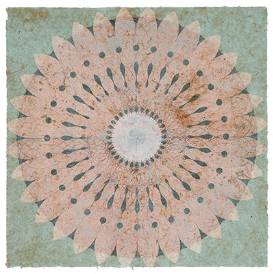 print, Rose Window 104 by Mary Judge.