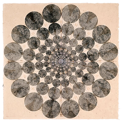 print, Rose Window 91 by Mary Judge.